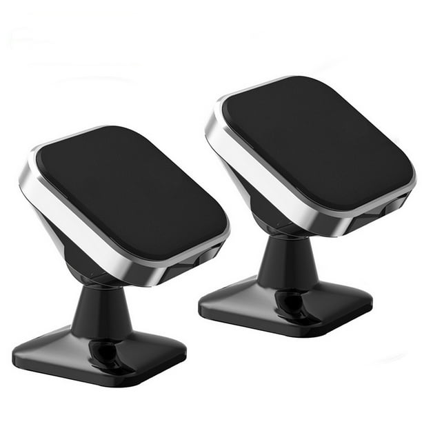 2 Pack Overtime Universal Air Vent Cell Phone Mount Holder for iPhone 11 Pro Xs Max XR X 8 7 Plus 6S SE LG Black Galaxy S10 S10e 5G S9 Magnetic Phone Car Mount Note 10 